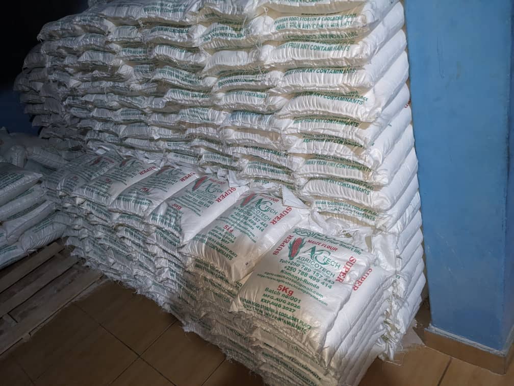 Booza flour bags in the store