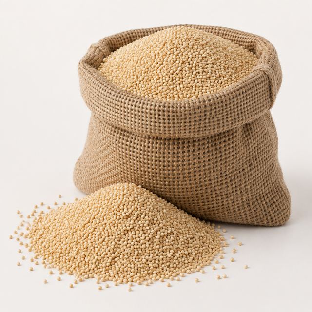 Amaranth Grain — Illustration · Not a supplier photo