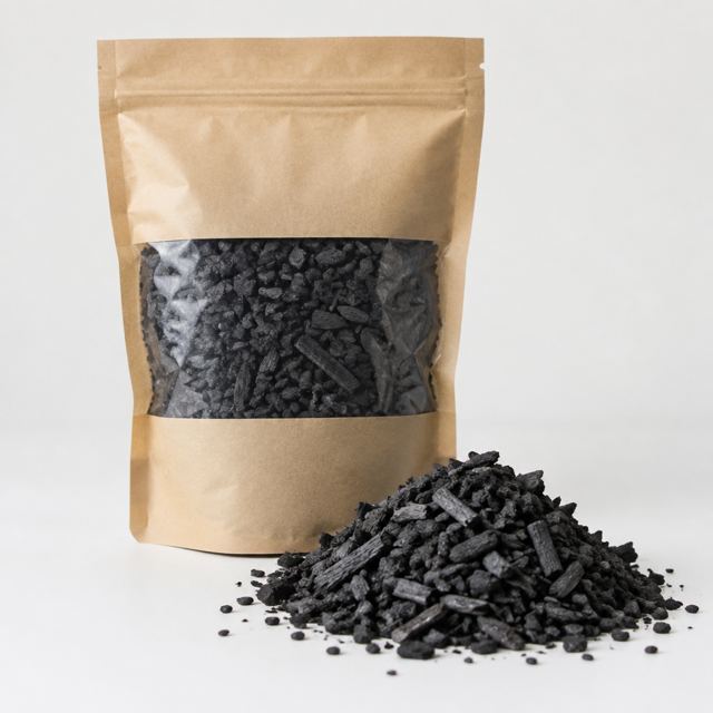 Biochar — Illustration · Not a supplier photo