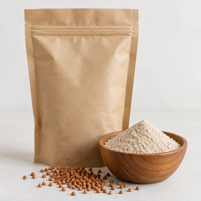 Buckwheat Flour — Illustration · Not a supplier photo