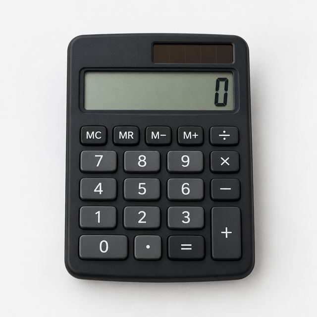 Calculator — Illustration · Not a supplier photo