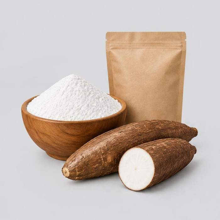 Booza Cassava Flour 25kg — Illustration · Not actual Booza packaging