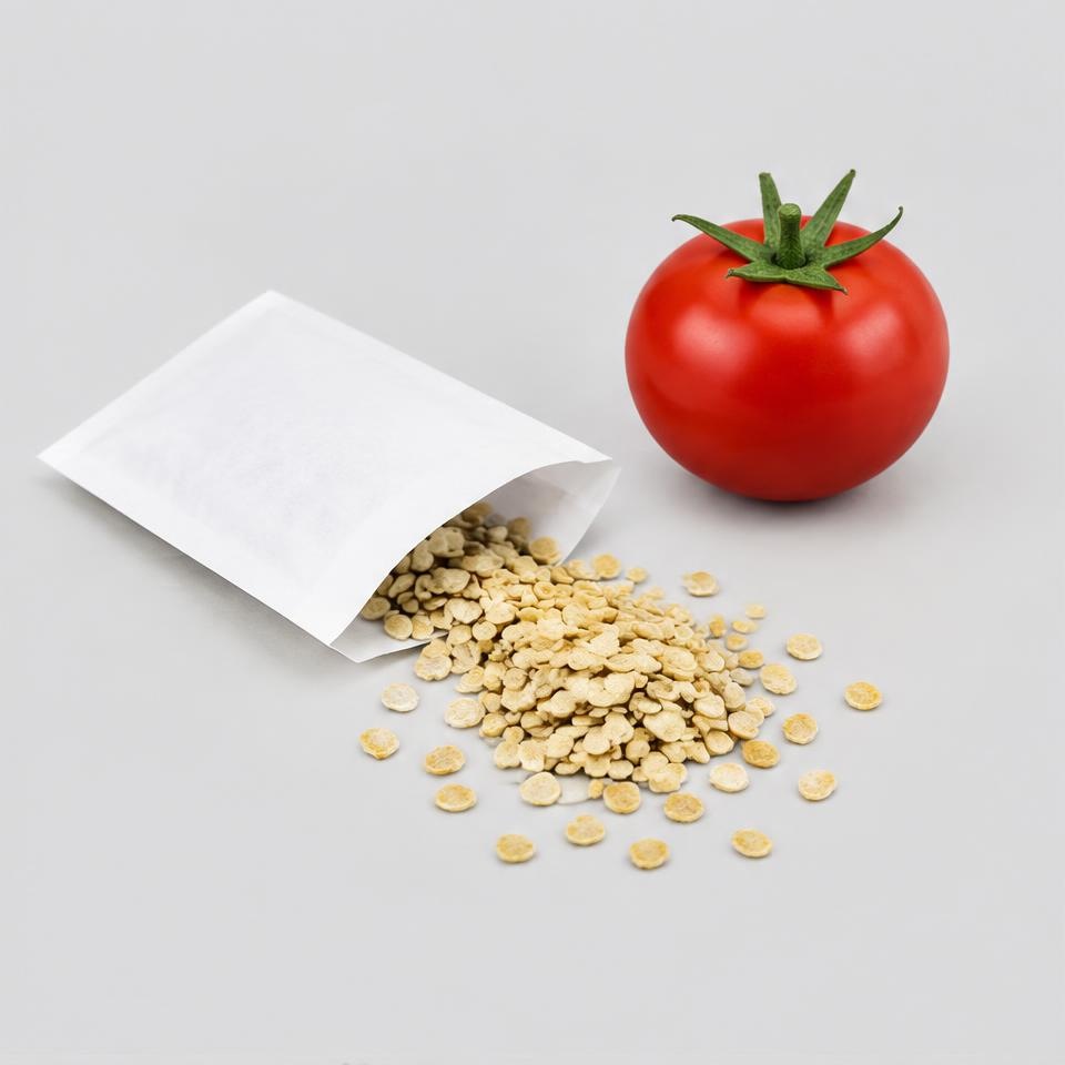 Tomato Planting Seeds — Illustration · Not a supplier photo