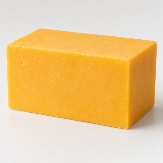Cheese Block — Illustration · Not a supplier photo