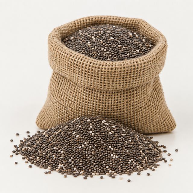 Chia Seeds — Illustration · Not a supplier photo