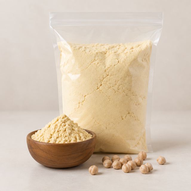 Chickpea Flour — Illustration · Not a supplier photo