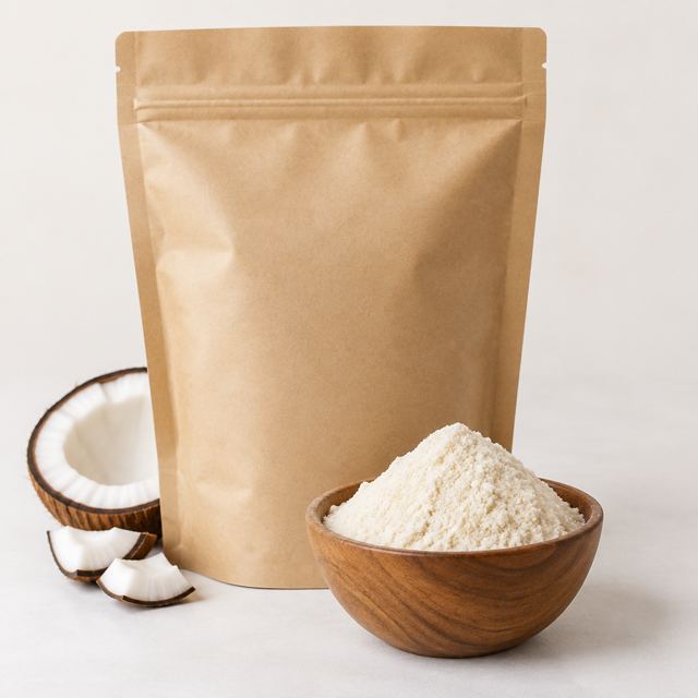 Coconut Flour — Illustration · Not a supplier photo