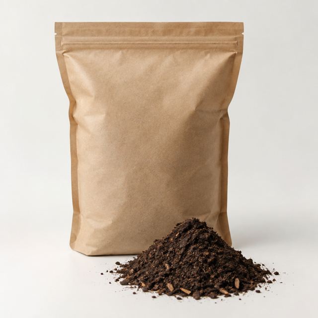 Compost Starter — Illustration · Not a supplier photo