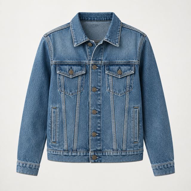 Denim Jacket — Illustration · Not a supplier photo
