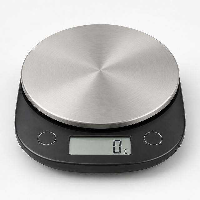Digital Kitchen Scale — Illustration · Not a supplier photo