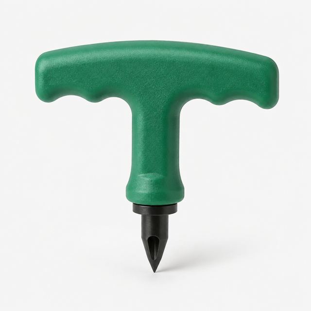 Drip Line Punch Tool — Illustration · Not a supplier photo