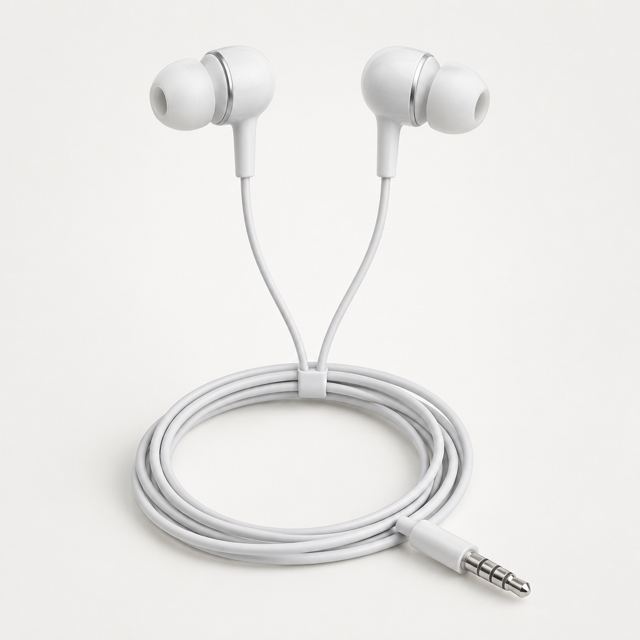 Earphones — Illustration · Not a supplier photo