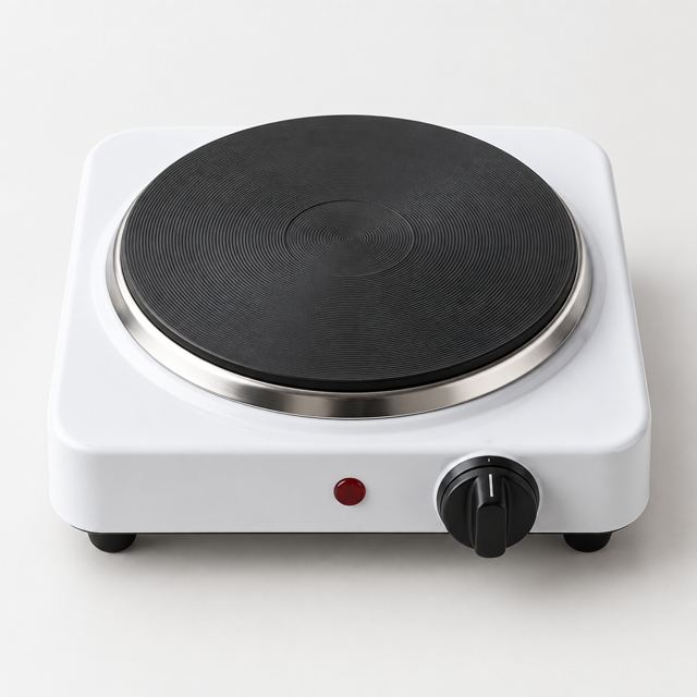Electric Hot Plate — Illustration · Not a supplier photo
