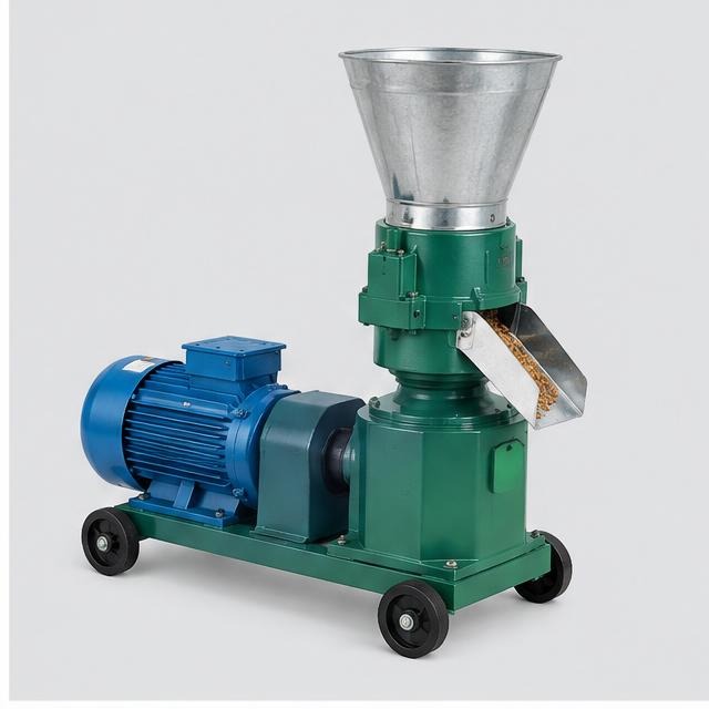 Animal Feed Pellet Machine — Illustration · Not a supplier photo