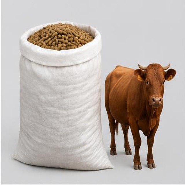 Beef Cattle Feed — Illustration · Not a supplier photo
