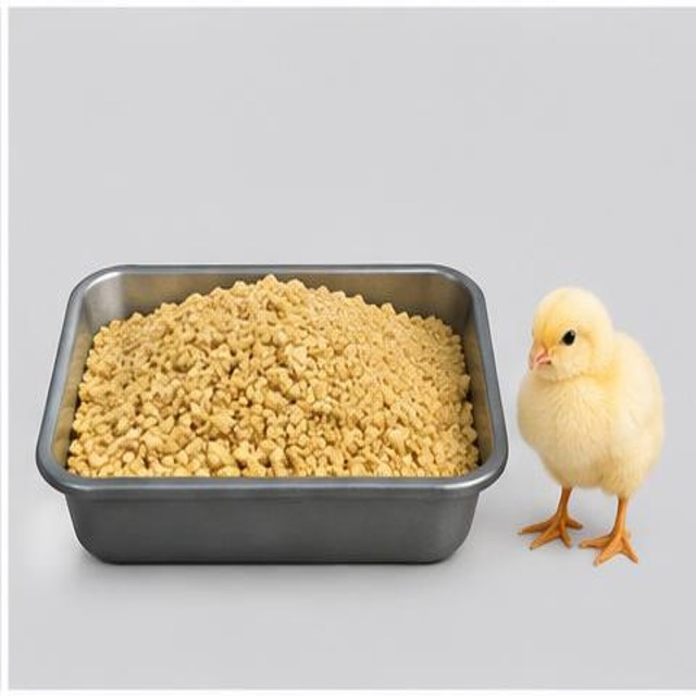 Chick Starter Feed — Illustration · Not a supplier photo