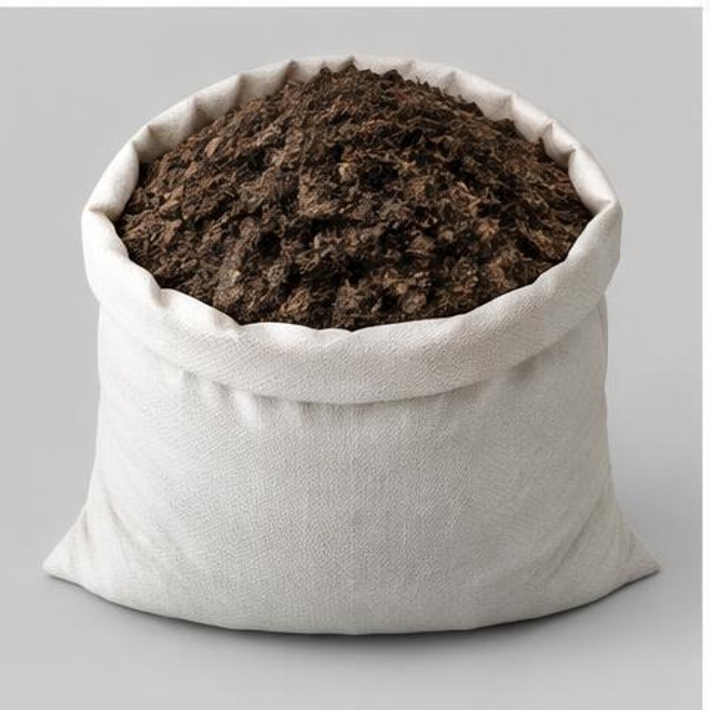 Composted Cattle Manure — Illustration · Not a supplier photo