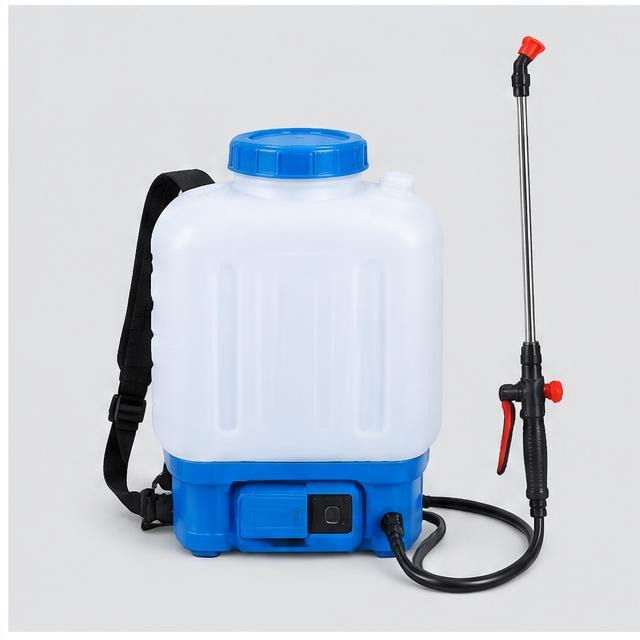 Electric Backpack Sprayer — Illustration · Not a supplier photo