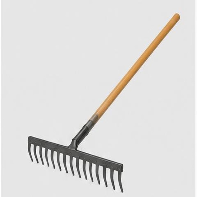 Garden Rake — Illustration · Not a supplier photo