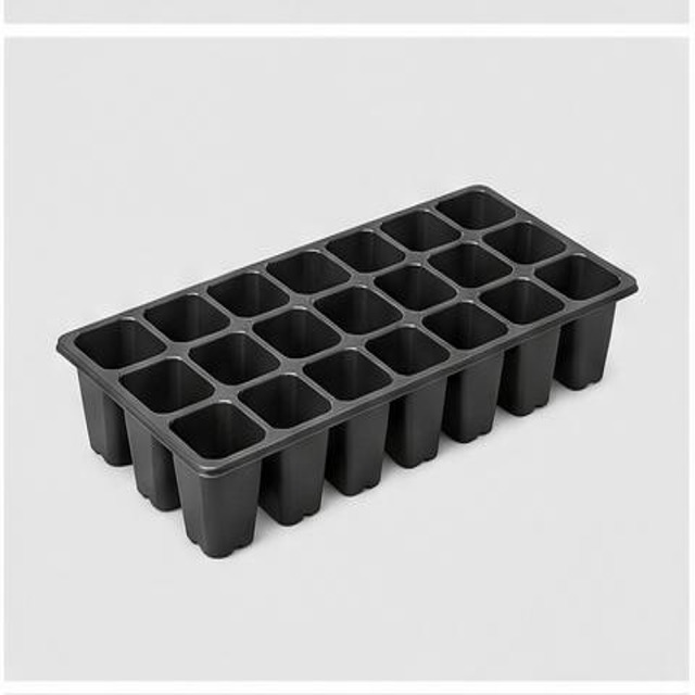 Seedling Tray — Illustration · Not a supplier photo