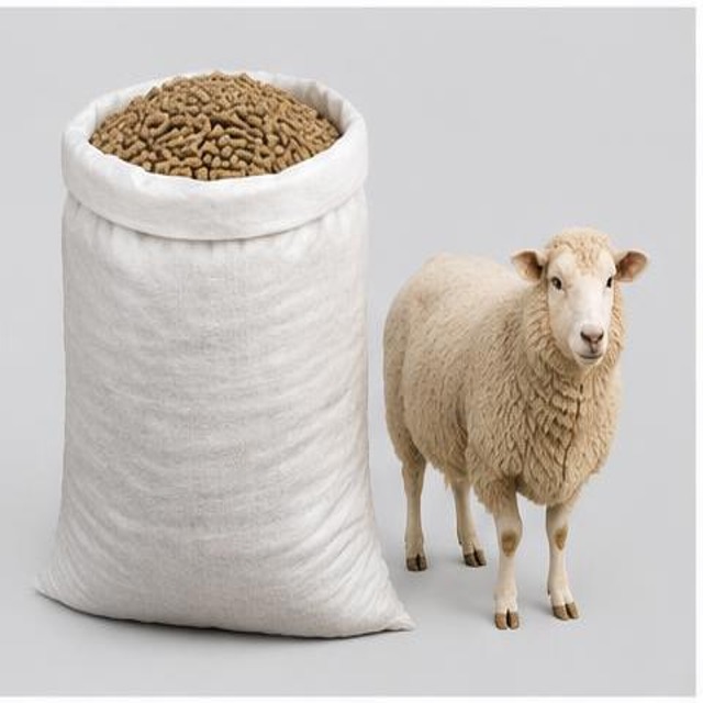 Sheep Feed — Illustration · Not a supplier photo
