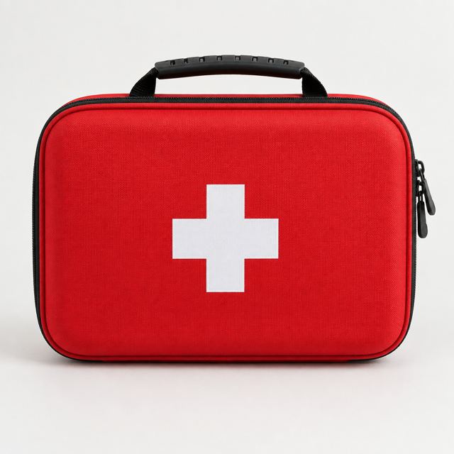 First Aid Kit — Illustration · Not a supplier photo