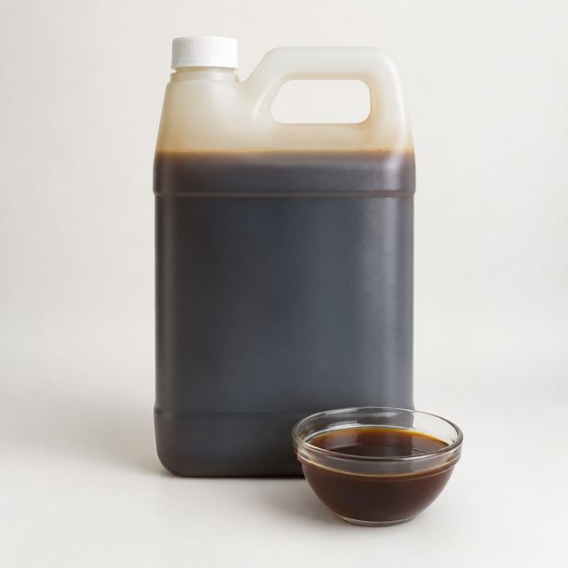 Fish Emulsion Fertilizer — Illustration · Not a supplier photo
