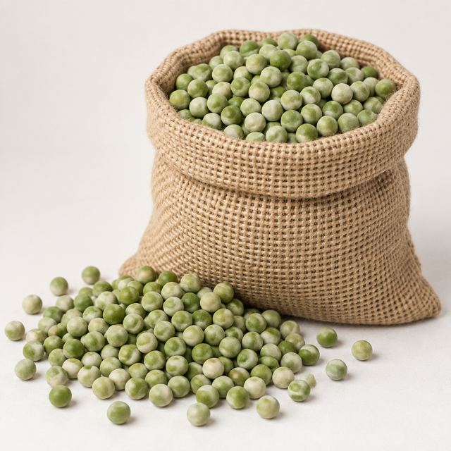 Green Peas Dry — Illustration · Not a supplier photo