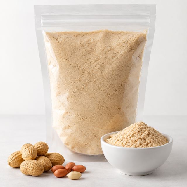 Groundnut Flour — Illustration · Not a supplier photo
