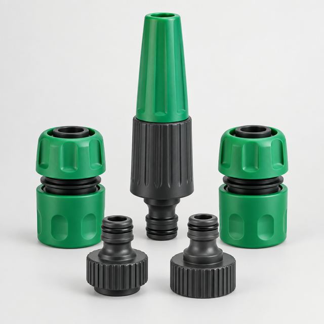Hose Connectors Set — Illustration · Not a supplier photo