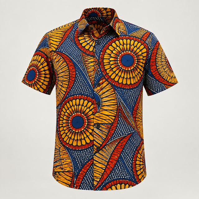 Kitenge Shirt — Illustration · Not a supplier photo