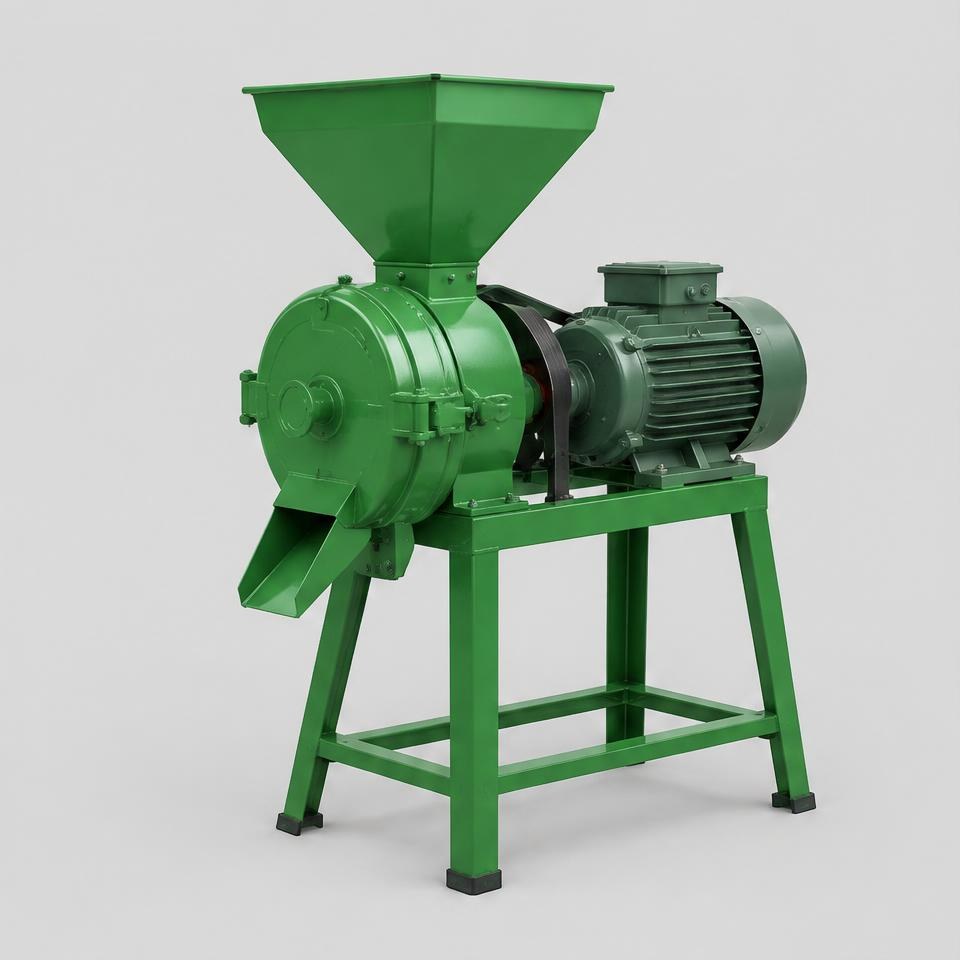 Grain Milling Machine — Illustration · Not a supplier photo
