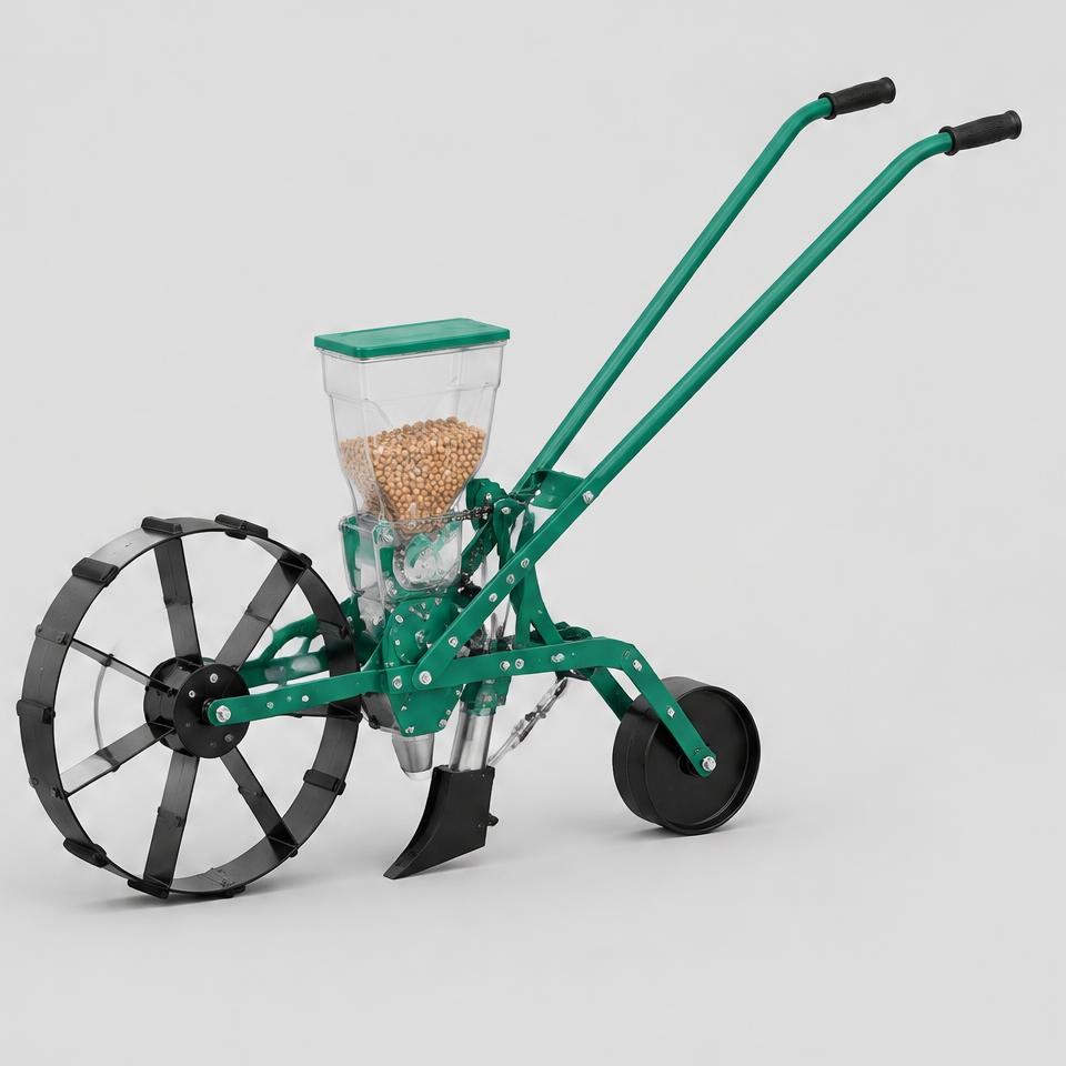 Manual Seed Planter — Illustration · Not a supplier photo