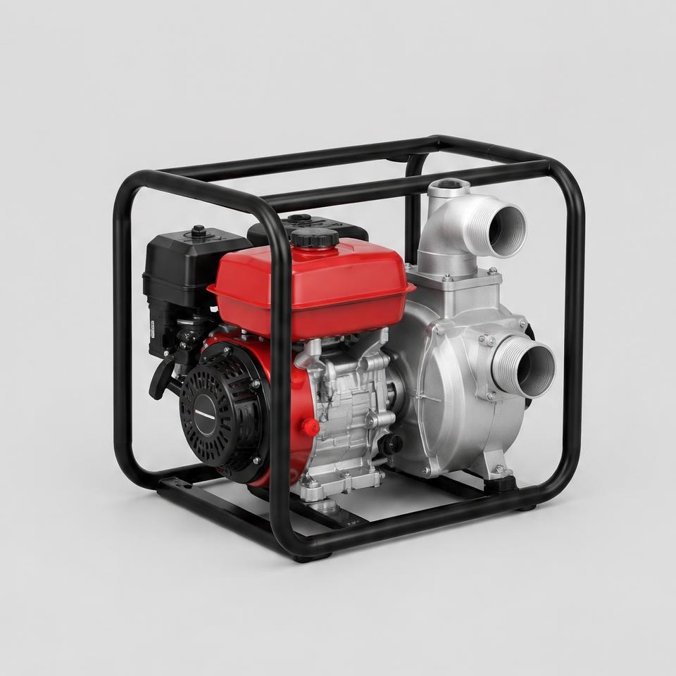 Irrigation Water Pump — Illustration · Not a supplier photo