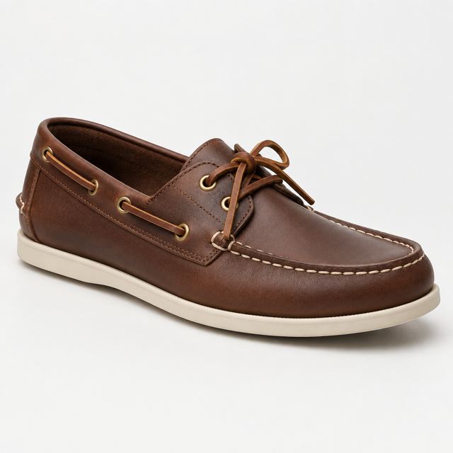 Men's Boat Shoes — Illustration · Not a supplier photo