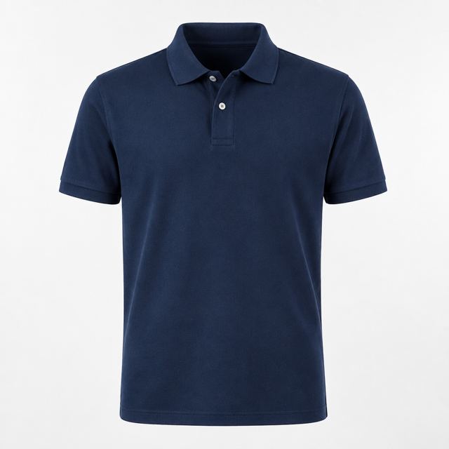 Men's Polo Shirt — Illustration · Not a supplier photo