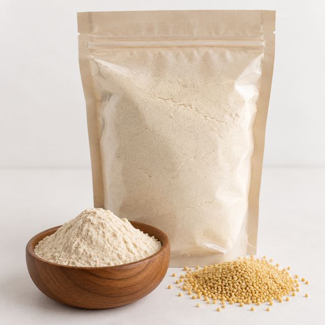 Millet Porridge Flour — Illustration · Not a supplier photo