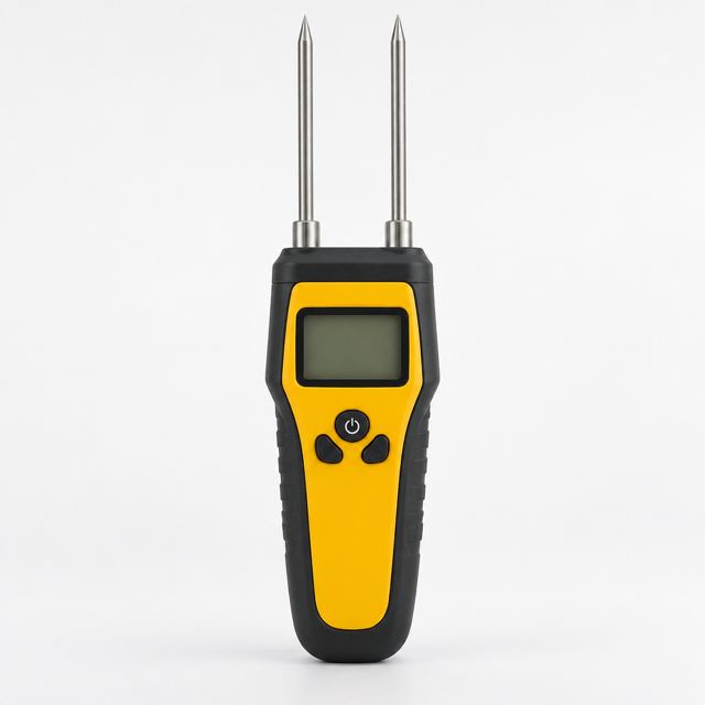 Moisture Meter — Illustration · Not a supplier photo