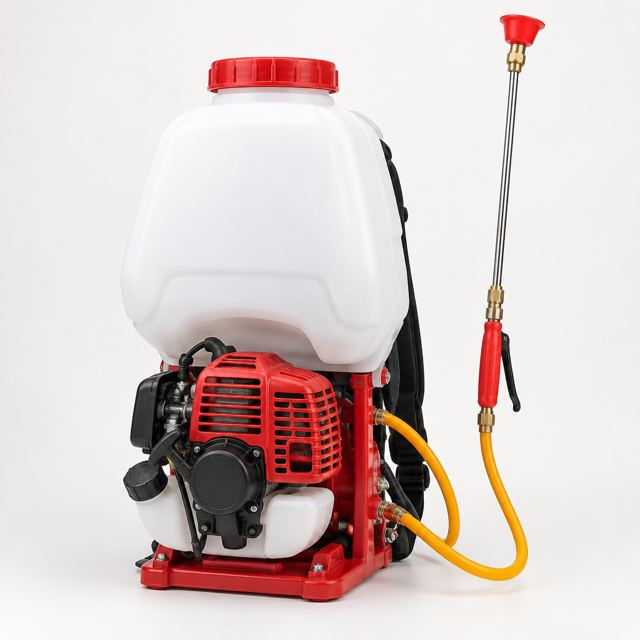 Motorized Sprayer — Illustration · Not a supplier photo