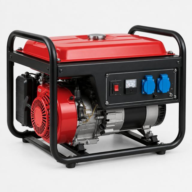 Petrol Generator — Illustration · Not a supplier photo