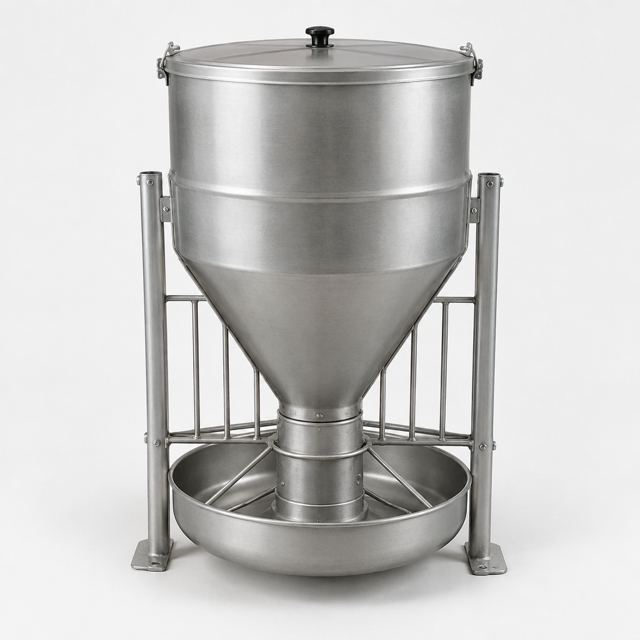 Pig Feeder — Illustration · Not a supplier photo