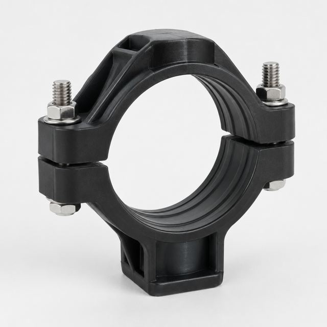 Pipe Clamp Set — Illustration · Not a supplier photo