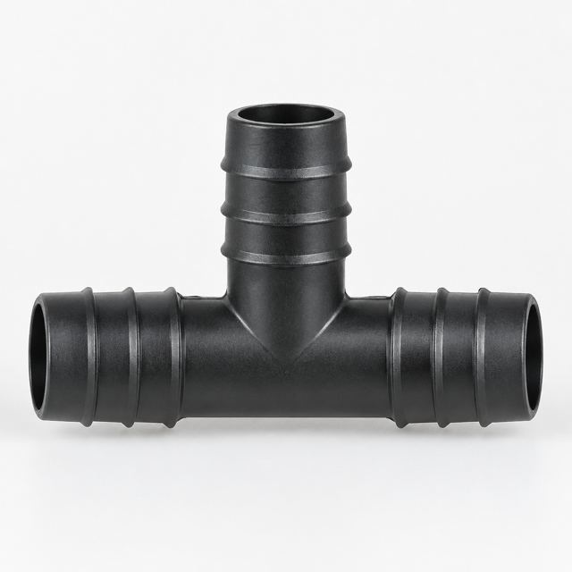 Pipe Tee Connectors — Illustration · Not a supplier photo