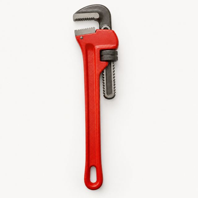 Pipe Wrench — Illustration · Not a supplier photo