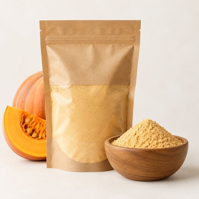 Pumpkin Flour — Illustration · Not a supplier photo