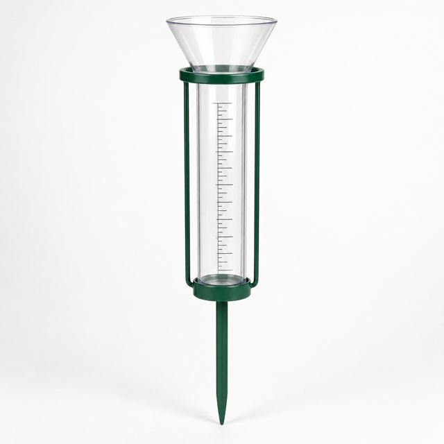 Rain Gauge — Illustration · Not a supplier photo