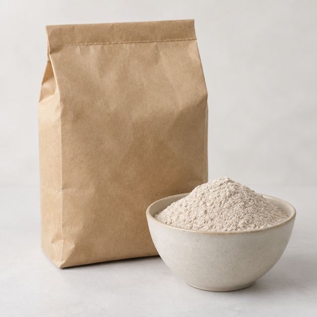 Rye Flour — Illustration · Not a supplier photo