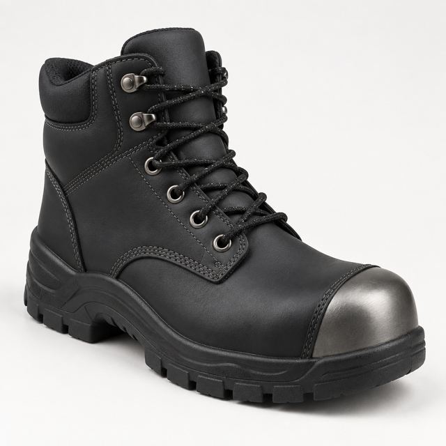 Safety Steel-toe Boots — Illustration · Not a supplier photo