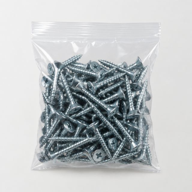 Screws Pack — Illustration · Not a supplier photo