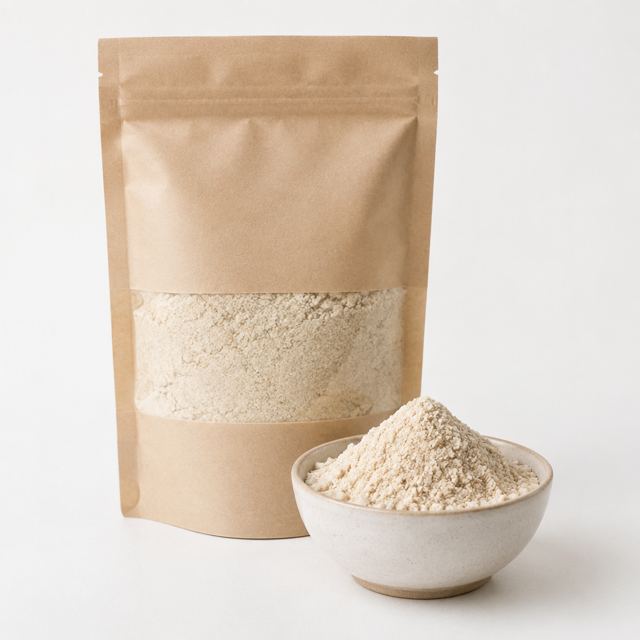 Sesame Flour — Illustration · Not a supplier photo